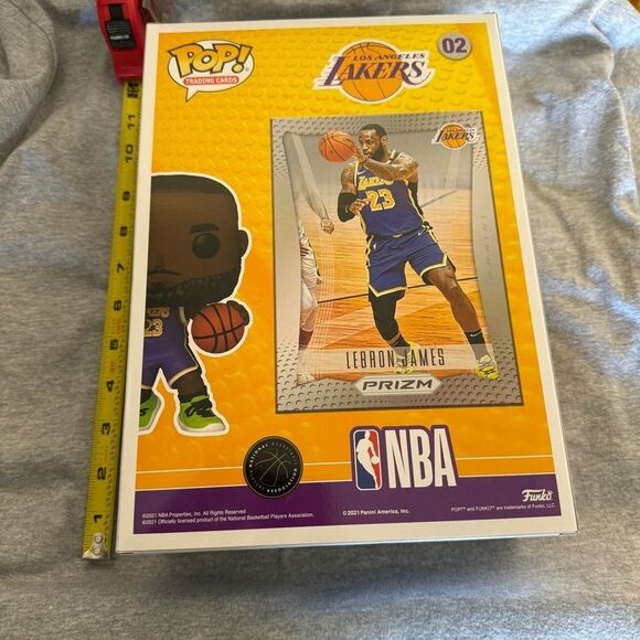 NBA Funko Lebron James Prizm Trading Card Pop - Picture 2 of 2